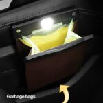 Bolsa de almacenamiento de basura para coche Pasta colgante con bolsa de basura con luz LED, Paste Red - Imagen 7