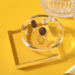 Adornos de placa de fondo de fotografía de accesorios de fotografía geométrica de acrílico transparente, Rectangular 19.5x9.4x1cm - Imagen 4