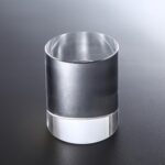 Adornos de placa de fondo de fotografía de accesorios de fotografía geométrica de acrílico transparente, Cylinder 6x8cm