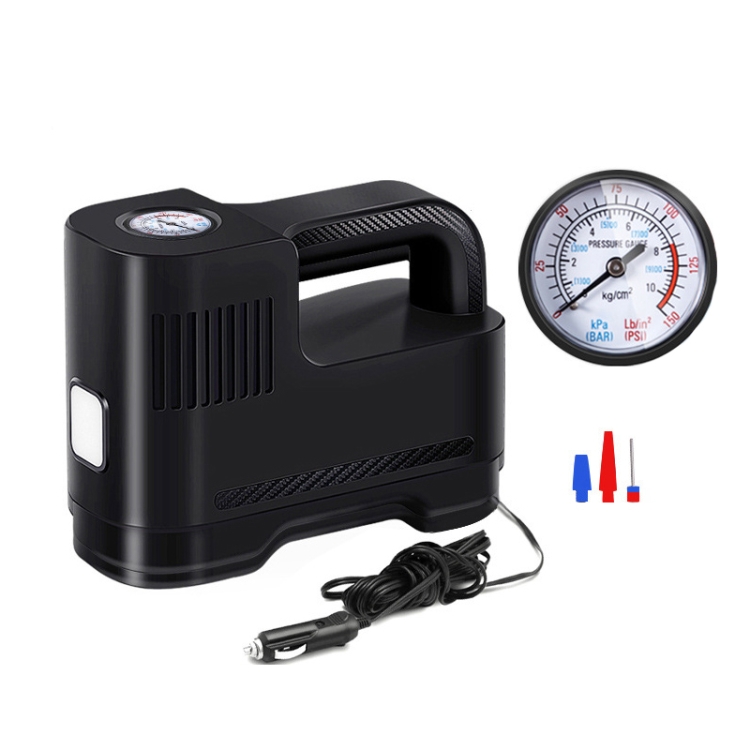 TBD0587449802.jpg Bomba de aire eléctrica portátil multifunción inteligente para coche, estilo:, Wired With Light Pointer - Imagen 1