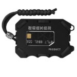 ZEEKER Tarjetero de metal RFID EDC multifuncional Monedero Tarjetero minimalista de gran capacidad con función de abrebotellas, Black