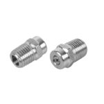 2 uds ZG1/4-25 piezas de máquina de limpieza de alta presión boquilla limpiadora en forma de ventilador, 050 Type 1.38 Hole