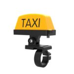 Luz de advertencia decorativa para casco de coche eléctrico con luz de Motor de Taxi con personalidad modificada para motocicleta, Normally Bright
