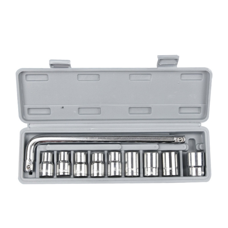 TBD0589774201.jpg CY-0117 Conjunto de herramientas de combinación de manga Reparación de trinquete Triciclo de emergencia Reparación de automóviles Conjunto multifunción, 10 PCS / Set - Imagen 1