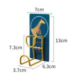 Gancho de lavabo no perforado para baño doméstico JM028, 5 uds., tabla de cortar de cocina, estante de almacenamiento colgante sin costuras, 5 PCS DADA Deer - Imagen 3