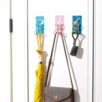 Gancho de lavabo no perforado para baño doméstico JM028, 5 uds., tabla de cortar de cocina, estante de almacenamiento colgante sin costuras, 5 PCS Cuckoo Bird - Imagen 5