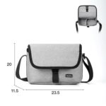 Baona BN-H013 Bolso de hombro para cámara Bolso de almacenamiento para lentes SLR, BN-H013 (Black) - Imagen 2