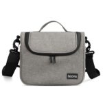 Baona BN-H011 Bolsa para cámara réflex digital Bolsa de hombro para almacenamiento de lentes, BN-H011 (Gray)