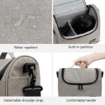 Baona BN-H011 Bolsa para cámara réflex digital Bolsa de hombro para almacenamiento de lentes, BN-H011 (Black) - Imagen 4