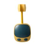 2 uds., soporte de ducha con cabezal móvil Universal sin perforaciones, marco de fijación de cabezal de ducha ajustable para baño, Blue Yellow