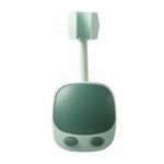 2 uds., soporte de ducha con cabezal móvil Universal sin perforaciones, marco de fijación de cabezal de ducha ajustable para baño, Green