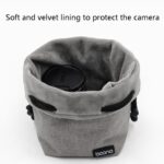 Benna impermeable SLR cámara lente bolsa lente cubierta protectora bolsa bolsa, Round Medium - Imagen 4