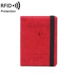 COVC1011 Estuche protector de banda elástica para tarjeta de pasaporte de viaje
