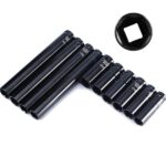 4 PCS 1/2 Enchufe de extensión hexagonal de llave eléctrica, 17x78mm Long - Imagen 2