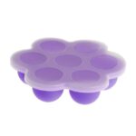 2 uds 7 rejilla contenedor de comida para bebé fruta infantil caja de almacenamiento de leche materna bandeja congelador cajón para verduras - Imagen 2