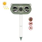Repelente de ratón ultrasónico Repeler de animales al aire libre solar