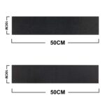 Sujetador de gancho y bucle para matrícula de coche, pegatinas fijas de doble cara de poliéster resistentes a altas temperaturas, 100x500mm - Imagen 3
