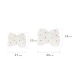 Almohada para la cabeza del coche con lazo, almohada para el cuello del asiento del coche, suministros cómodos para el coche de algodón, Cherry Lumbar Pillow - Imagen 3