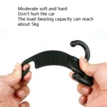 2 pares de ganchos invisibles resistentes para la parte trasera de la silla del coche, la instalación portátil no daña el gancho del coche, 2 Pairs Car Hook - Imagen 4
