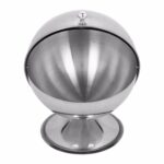 Taza de azúcar esférica de cocina de acero inoxidable tarro de condimento Reversible caja de condimento sólido, Seasoning Box - Imagen 3