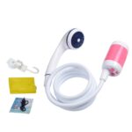 LLT-ES01 Dispositivo de baño para acampar al aire libre con ducha eléctrica para mascotas, estilo:, Standard (Pink)