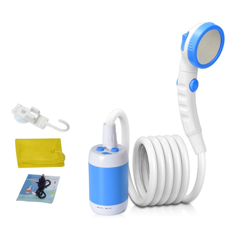 TBD0594643905.jpg LLT-ES01 Dispositivo de baño para acampar al aire libre con ducha eléctrica para mascotas, estilo:, High Match (Sky Blue) - Imagen 1
