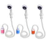 LLT-ES01 Dispositivo de baño para acampar al aire libre con ducha eléctrica para mascotas, estilo:, High Match (Pink) - Imagen 2