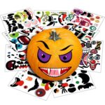 2 juegos SQ629 Halloween pegatinas electrostáticas para ventana decoración de fiesta ventana de vidrio pared pegatinas de doble cara, Halloween Ghost - Imagen 4