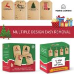 LG-210720-7050-008 Árbol de Navidad Etiqueta de papel Kraft Decoración navideña Etiqueta de regalo autoadhesiva, LG-210720-7050-008 - Imagen 3