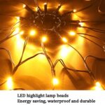Lámpara LED de tela de araña con accesorios de decoración de ambiente de Halloween con control remoto, potencia:, Battery Box - Imagen 3