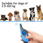 L-818 500M Dispositivo de entrenamiento para perros Control remoto recargable Tapón de corteza de mascota - Imagen 2