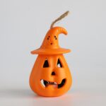 5 PCS Decoración de Halloween Linterna de calabaza Adornos luminosos LED Accesorios de diseño de lugar, Pumpkin Lantern