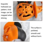 5 PCS Decoración de Halloween Linterna de calabaza Adornos luminosos LED Accesorios de diseño de lugar, Pumpkin Lantern - Imagen 4