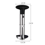 2 uds pelador de piña de acero inoxidable cortador de frutas herramientas de cocina, Pineapple Corer Slicer (Black handle) - Imagen 4