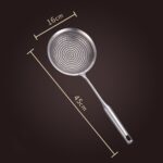 Colador de acero inoxidable 304, fideos para bolas de masa hervida, colador escurrido, tamiz de red para el hogar, 16cm - Imagen 2