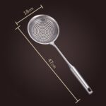 Colador de acero inoxidable 304, fideos para bolas de masa hervida, colador escurrido, tamiz de red para el hogar, 18cm - Imagen 2