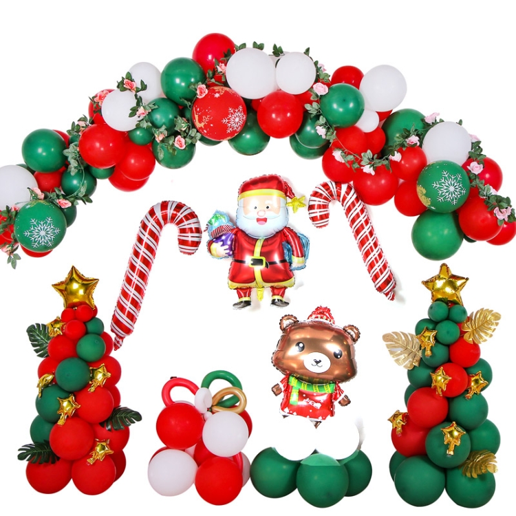 TBD0595469301.jpg 1SD2021006 Globos de película de aluminio para decoración de fiesta de Navidad, estilo:, Gift - Imagen 1