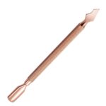 3 piezas de acero inoxidable, oro rosa, doble cabeza, acero, empuje, piel muerta, tijeras, juego de uñas, estilo:, 01 Big Head