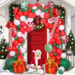 Conjunto de globos de arco de decoración navideña, estilo:, Set 2