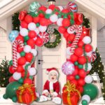 Conjunto de globos de arco de decoración navideña, estilo:, Set 3