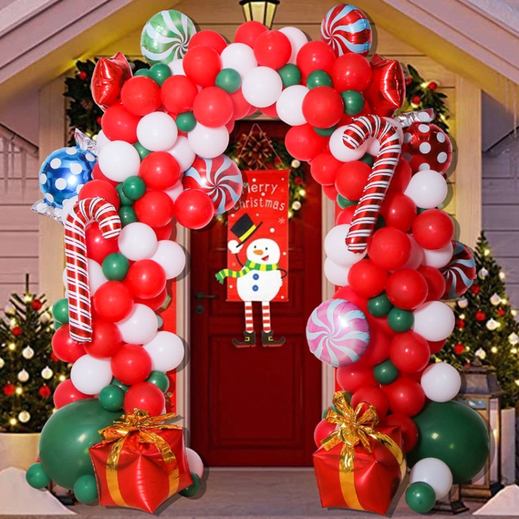 TBD0595470806.jpg Conjunto de globos de arco de decoración navideña, estilo:, Set 4 - Imagen 1