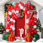 Conjunto de globos de arco de decoración navideña, estilo:, Set 5