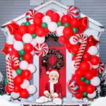 Conjunto de globos de arco de decoración navideña, estilo:, Set 6