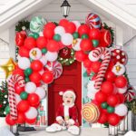 Conjunto de globos de arco de decoración navideña, estilo:, Set 7