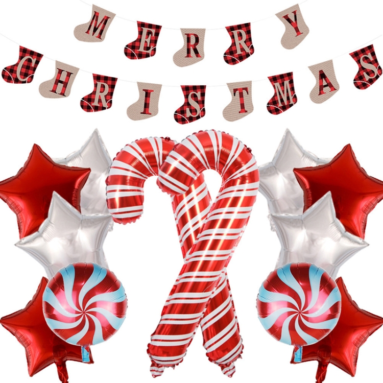 TBD0595470902.jpg SD20205 Juego de globos para decoración de fiestas navideñas, estilo:, Red 1 - Imagen 1
