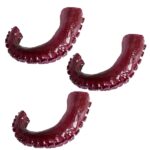 Accesorios de fotografía de modelo de comida de simulación, 3 PCS Squid