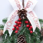 50 cm al revés árbol de Navidad decoración PE rojo fruta colgante de pared de ratán, PE Red Fruit Wall Hanging Rattan - Imagen 4