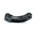 3 PCS 7.5cm Soporte de la extensión del casco Montaje de la foto de la foto de Gopro Hero9 Negro / Hero8 Negro / 7/6/5/5 SESIÓN / 4 SESIONES / 4/3 + / 3/2/1, DJI Osmo Acción, Xiaoyi y otras cámaras de acción (