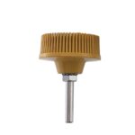 Cepillo de disco para taladro eléctrico Esmeril Desbarbado Pulido Cepillo de lijado de goma, Estilo:, 2 Inch Yellow