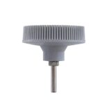 Cepillo de disco para taladro eléctrico Esmeril Desbarbado Pulido Cepillo de lijado de goma, Estilo:, 3 Inch White